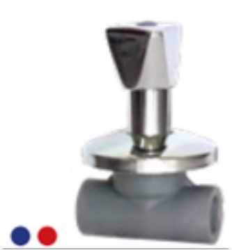 Llave de Paso Cromada